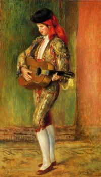 Pierre Auguste Renoir : Young Guitarist Standing